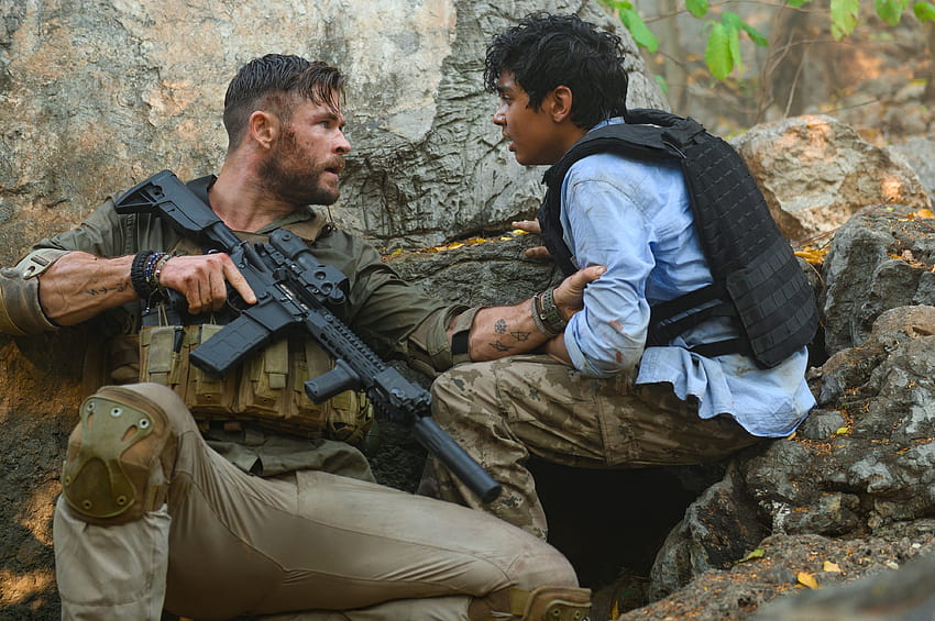Chris Hemsworth: Veja exclusivo do novo filme da Netflix 'Resgate', tyler rake papel de parede HD
