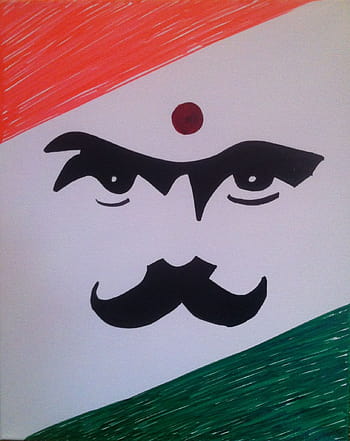 SUBRAMANYA BHARATI | Person sketch, Dhoni wallpapers, Paper crafts diy