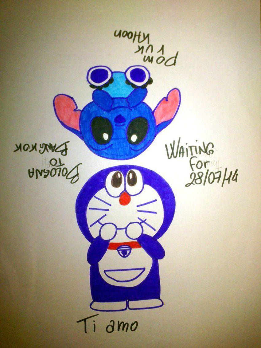 Doraemon + Stitch = Amor por chadhayes93, doraemon love Papel de parede de celular HD