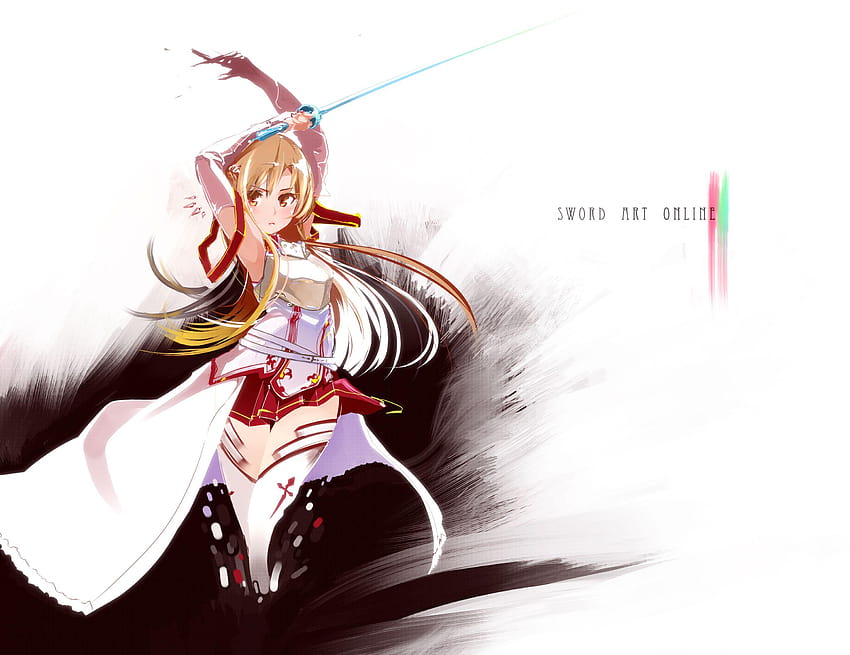 Девушка Asuna Yuuki из Sword Art Online, yuuki asuna HD wallpaper