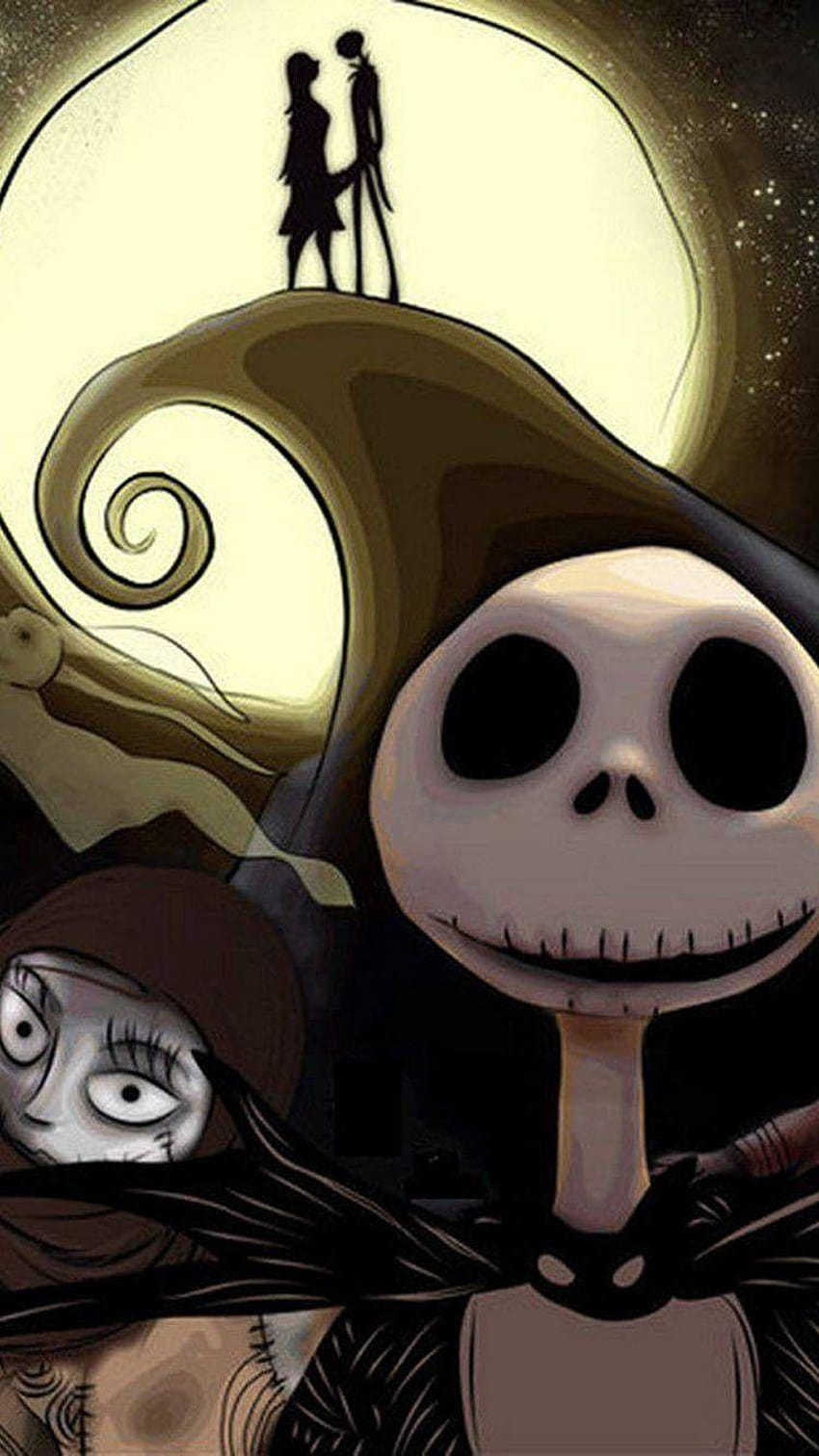 The Nightmare Before Christmas iPhone 5, jack and sally HD phone wallpaper