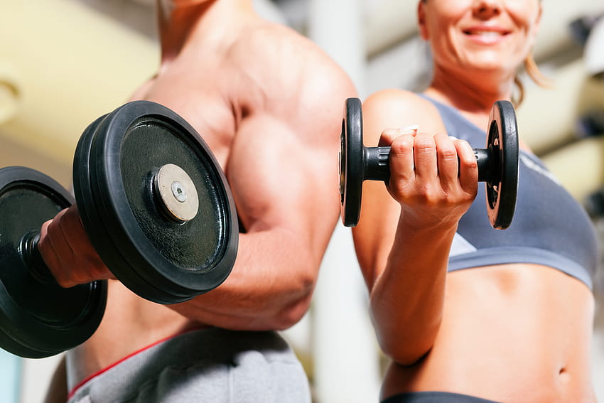 21 Excellent Fitness, gym couple HD wallpaper
