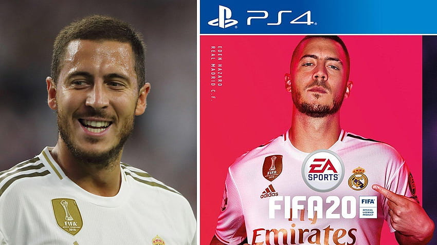 Eden Hazard the new cover star of FIFA 20, hazard graphy fifa20 HD wallpaper