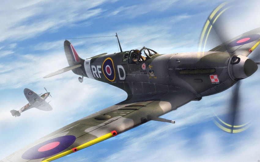 Supermarine Spitfire 13, douglas sbd dauntless HD wallpaper