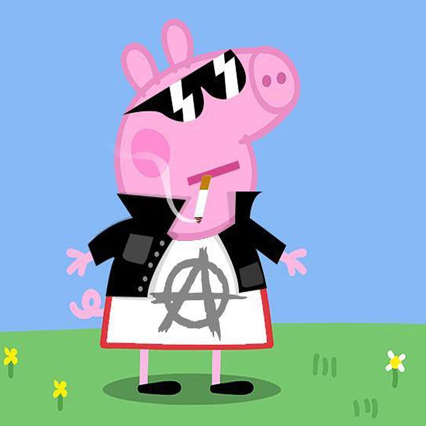 Peppa Pig забранен в Китай след ...ok.co.uk, Peppa pig gangster HD тапет за телефон