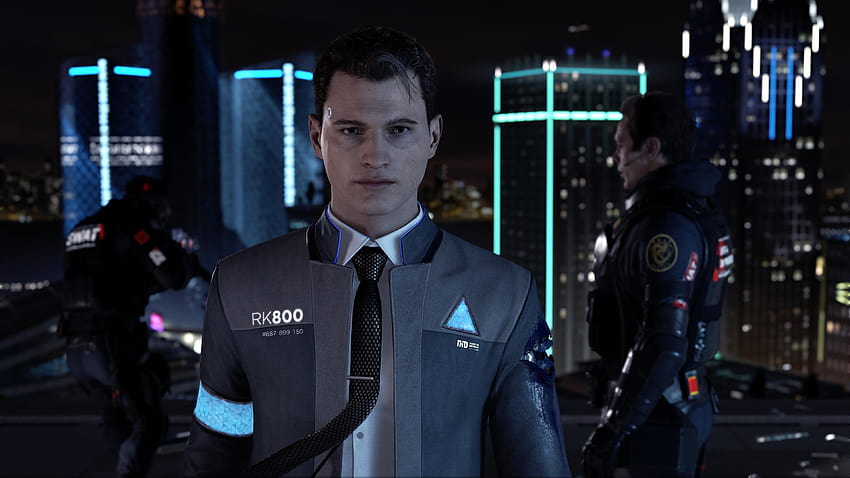 Connor Detroit Become Human HD тапет