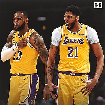 Download Lakers Iphone With James And Davis Wallpaper