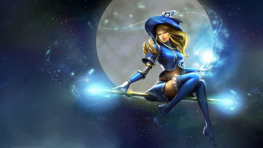 Lux Moon Staff Witch Hat League Of Legends, jogos, planos de fundo e papel de parede HD