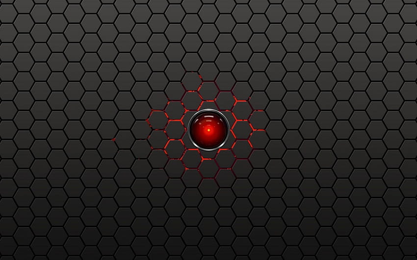 Space odyssey artificial intelligence hal9000 hex computers, red hex HD wallpaper
