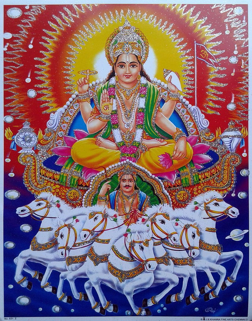 Lord Surya Narayan * Hindu Sun God, lord sun HD phone wallpaper ...