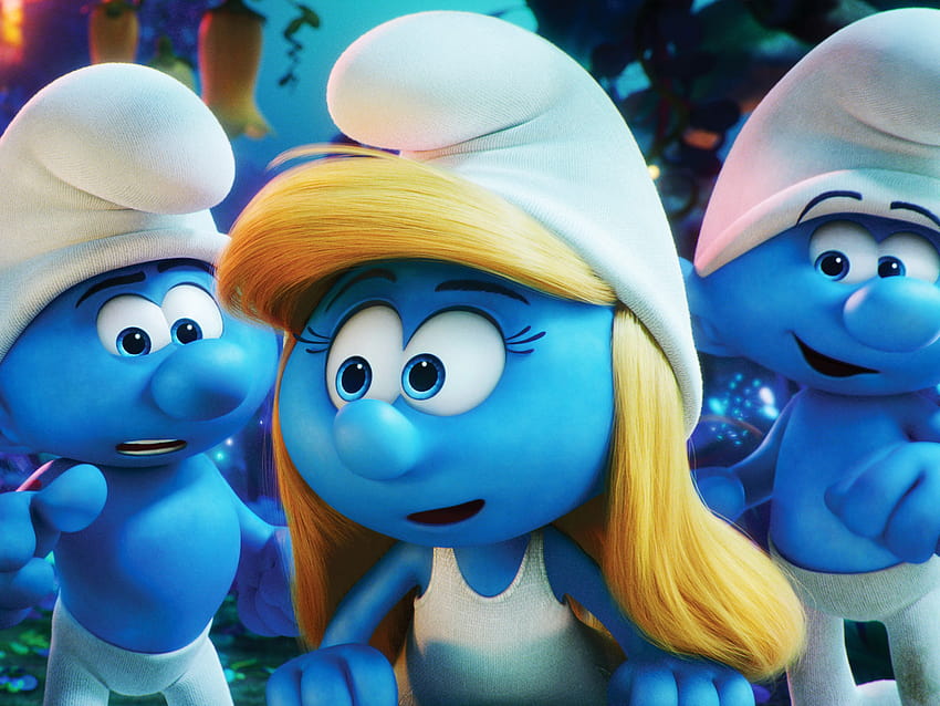 The New Smurfs Movie Finally Solves the Smurfette Problem, smurf computer HD wallpaper