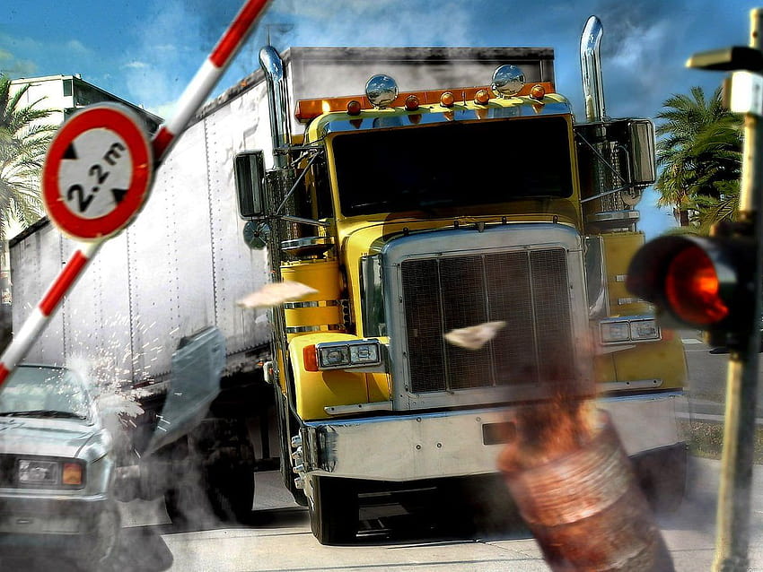 truck driver game HD wallpaper