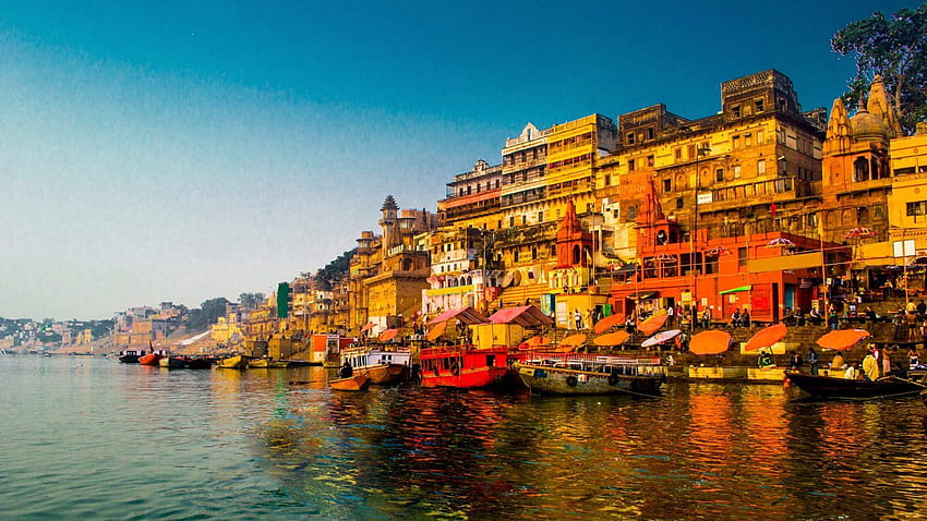 Ghats de Varanasi fondo de pantalla