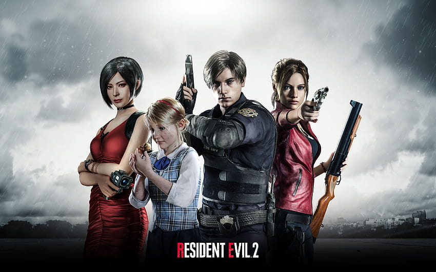 Resident Evil 2, Cartaz, Jogos de 2019, Arte, Criativo, resident evil leon papel de parede HD