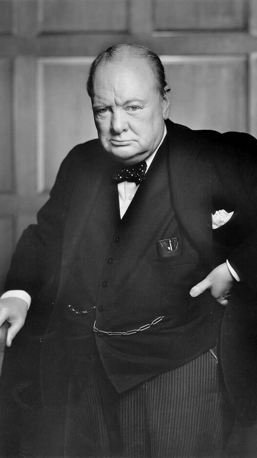 Winston Churchill por DLJunkie fondo de pantalla del teléfono