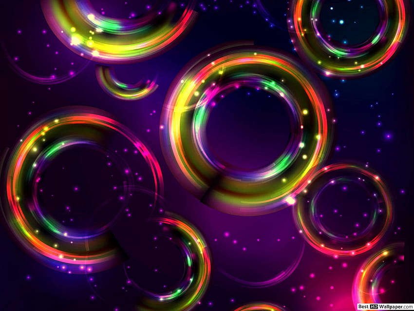 Rainbow Bubbles, neon bubble HD wallpaper | Pxfuel