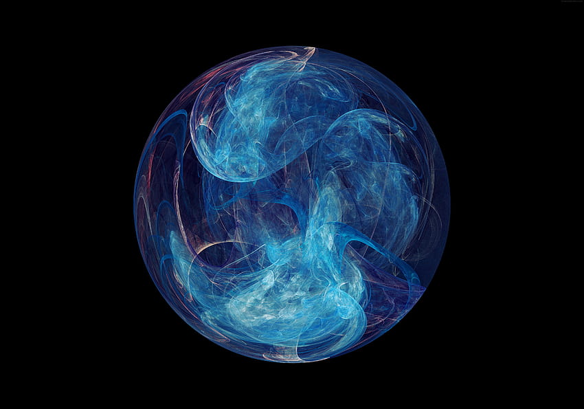 Абстрактни фонове на енергийна сфера, енергийна топка HD тапет