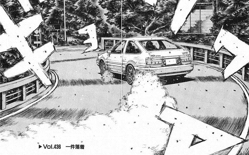 Initial D Drift Manga, manga pfp Tapeta HD