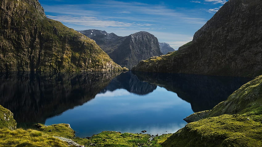 Lake Quill, Fjordland-Nationalpark HD-Hintergrundbild