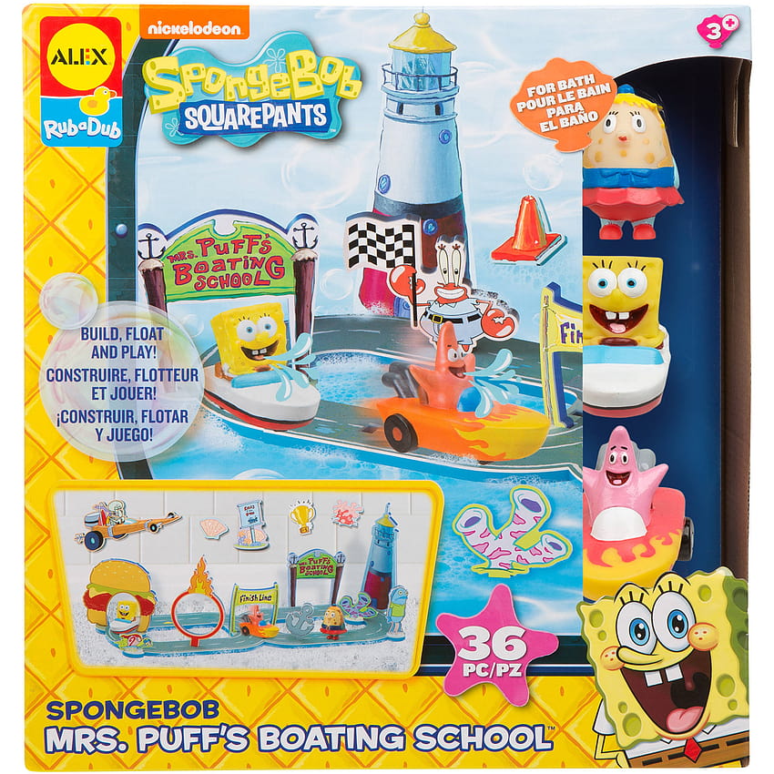 Alex Toys SpongeBob Mrs. Puff's Boating School HD phone wallpaper