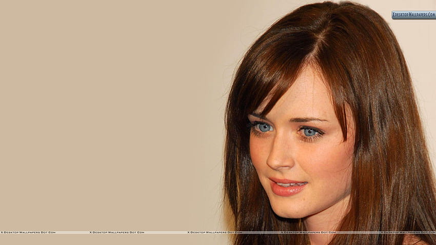 Alexis Bledel Blue Eyes & White Backgrounds Face Closeup, femmes yeux bleus gros plan Fond d'écran HD