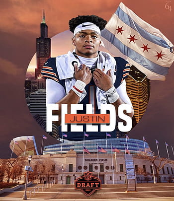 lc.artwork on Instagram: “Justin Fields ➡️ Chicago”  Chicago bears  football, Chicago bears wallpaper, Nfl football wallpaper