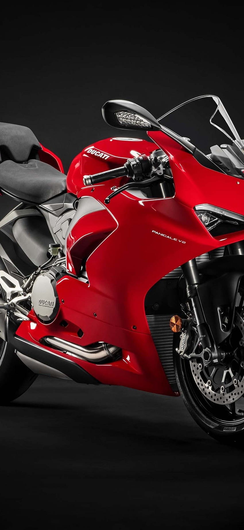 1125x2436 Ducati Panigale V2, czerwony, Sportbikes dla iPhone 11 Pro & X Tapeta na telefon HD
