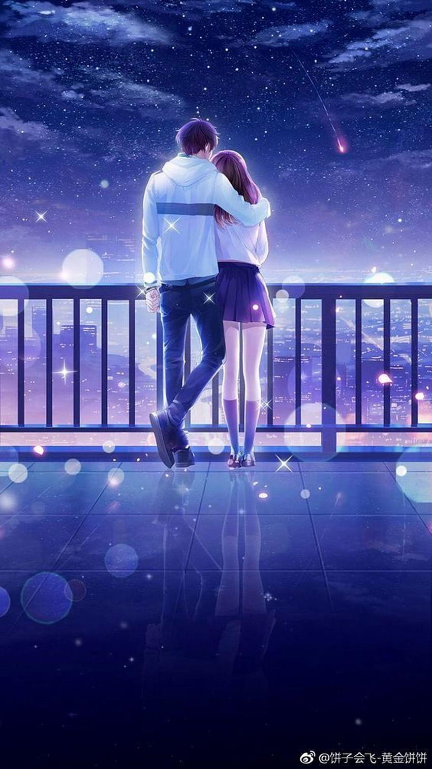 casal de amor de anime Papel de parede de celular HD