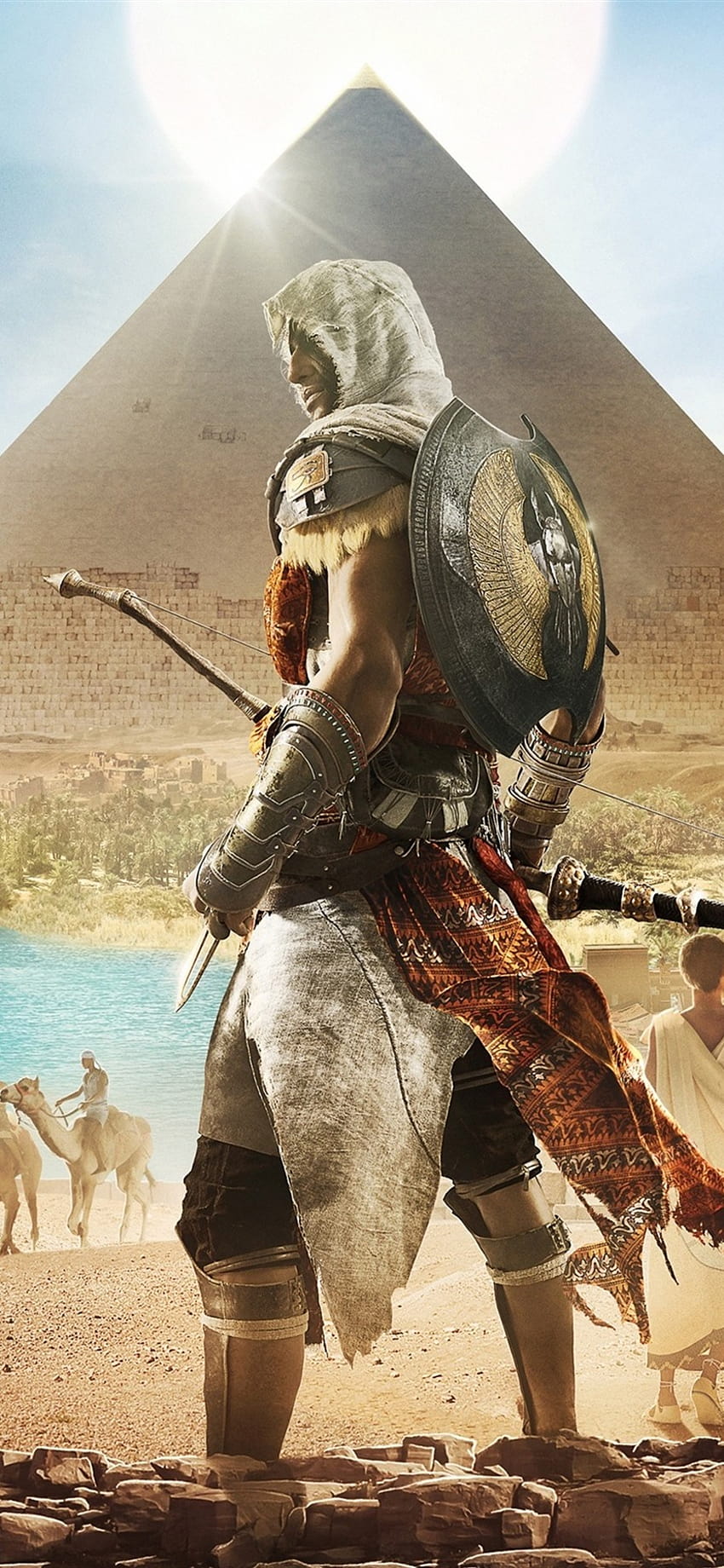 Assassin's Creed: Origins, Egypt, Pyramid 1080x1920 iPhone 8/7/6/6S Plus , background, egypt pyramid iphone HD phone wallpaper