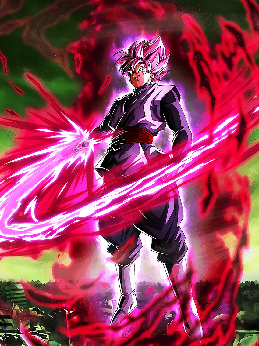 Доказателство за силата да съдиш цялото творение Goku Black Super Saiyan Rose Art HD тапет за телефон