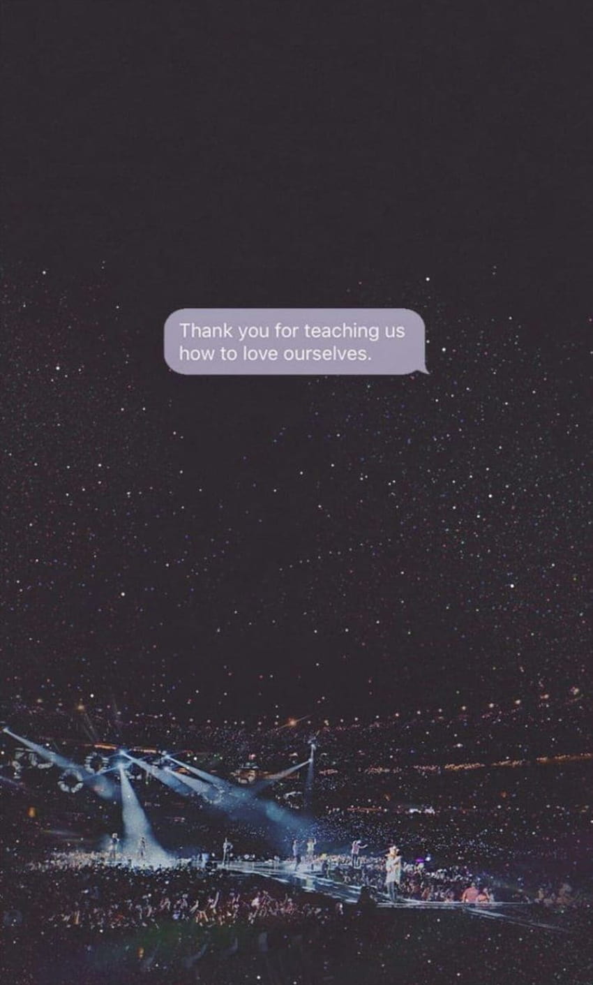 Nacht, Botschaft und Liebe, danke Ästhetik HD-Handy-Hintergrundbild