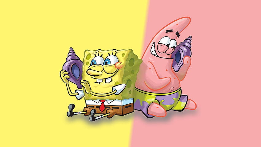 SpongeBob and Patrick HD wallpaper