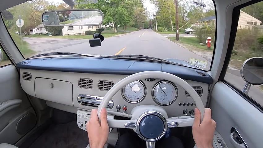 POV Test Drive of 1991 Nissan Figaro Looks Very Serene, Pretty Fun Too HD wallpaper