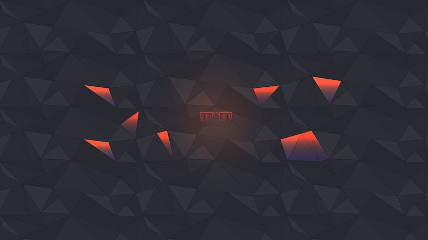 banner do youtube, preto, vermelho, triângulo, padrão, laranja, banner vermelho papel de parede HD