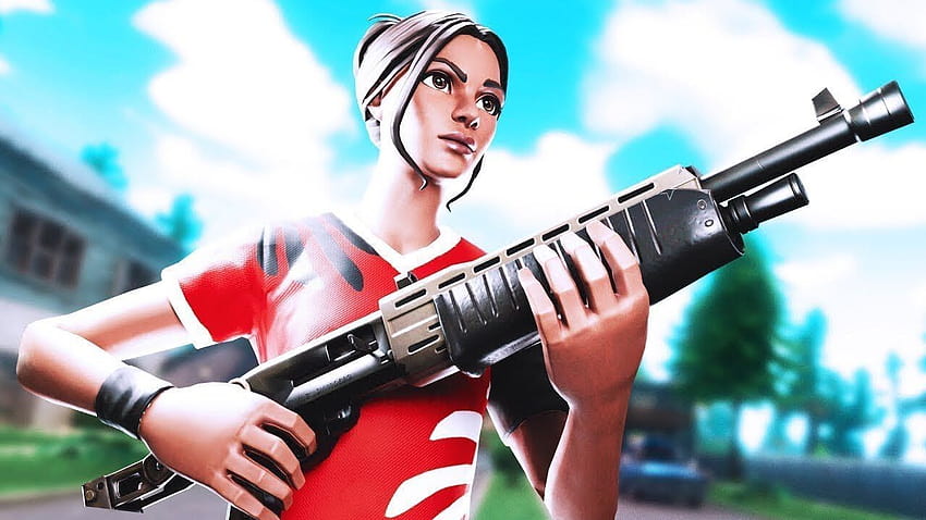 I Became A Sweat With The Poised Playmaker..., soccer skin fortnite HD wallpaper