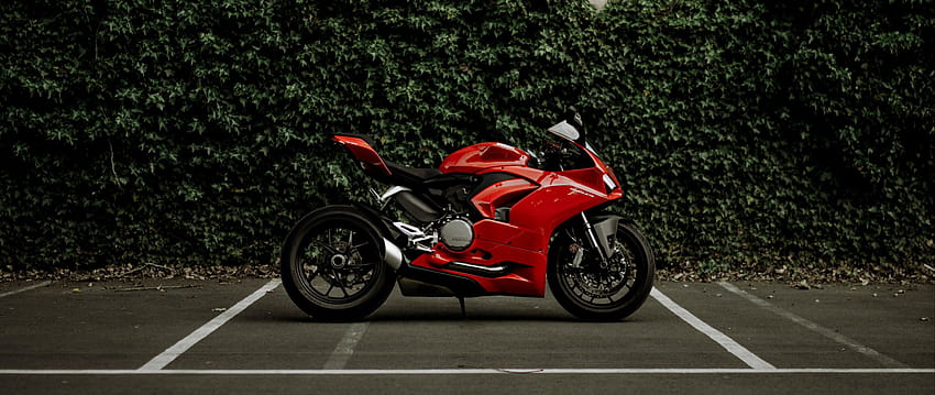 2560x1080 ducati panigale v2, ducati, motorcycle, bike, red dual wide backgrounds HD wallpaper
