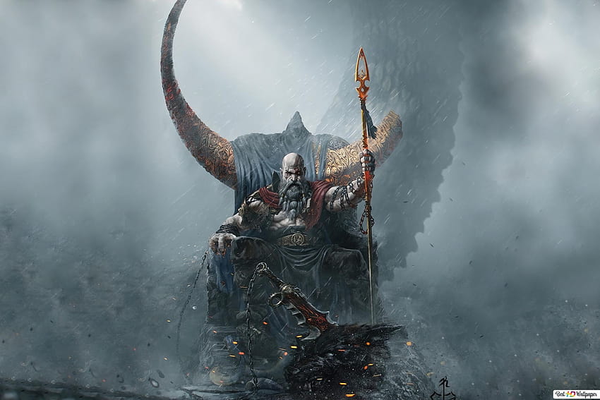 2022) King 'Kratos', компютърни игри 2022 HD тапет