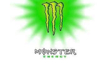 monster energy logo white background