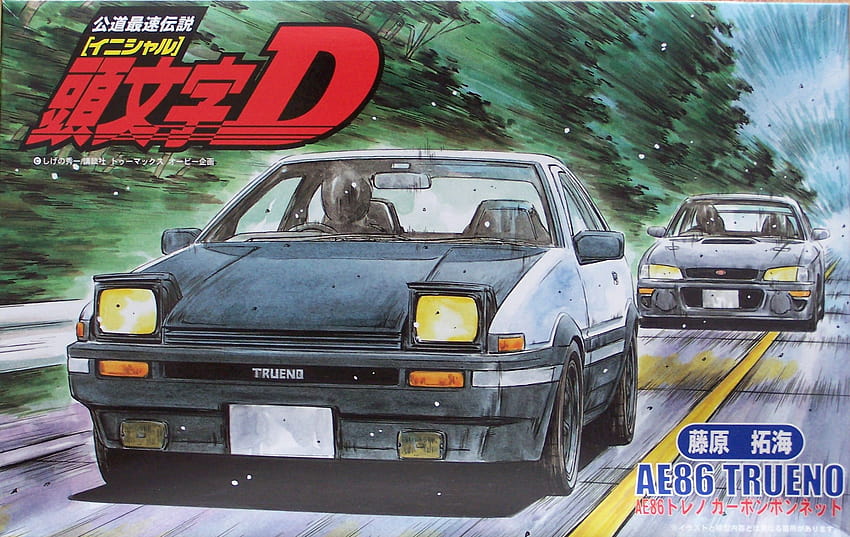 1:24 Toyota AE86 Classic Racing anime Initial D TRUENOscale metal model  with light and sound diecast car pull back alloy toys - AliExpress