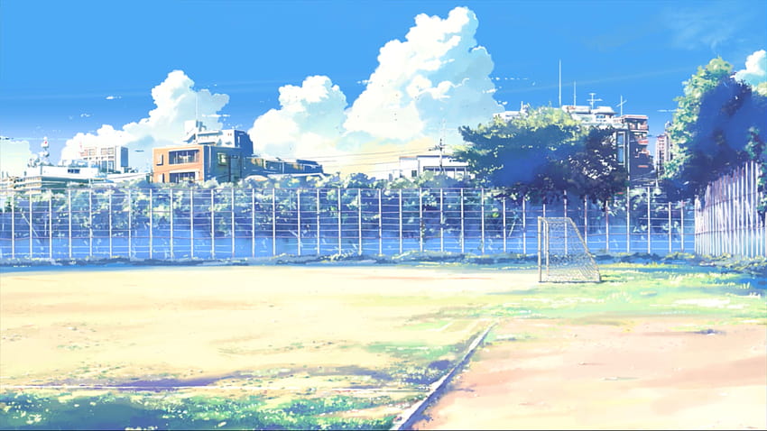 w/, soccer field anime HD wallpaper