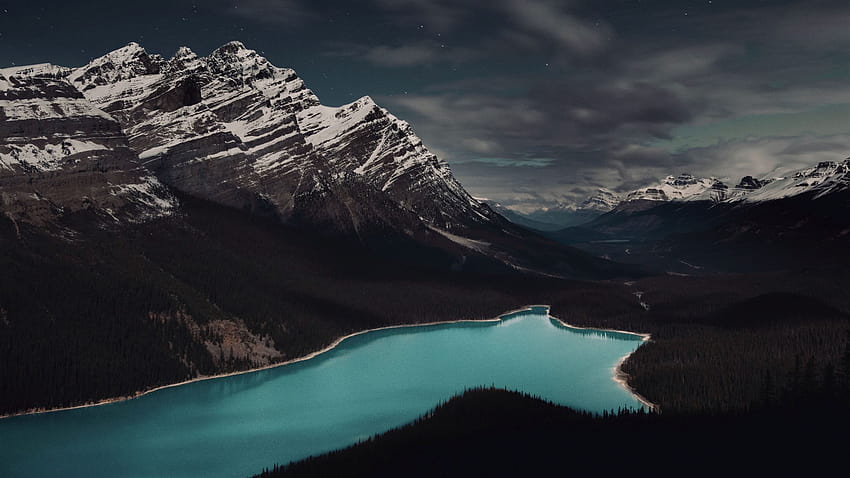 ペイト湖 バンフ カナダ iMac, カナダ 2560x1440 高画質の壁紙