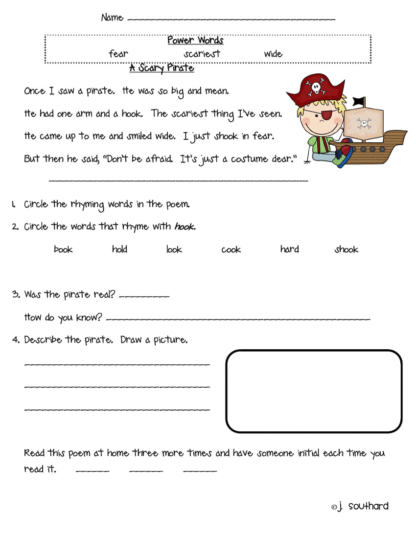 Reading Worksheets With Questions For 2nd Grade 03, 4th grade HD phone wallpaper