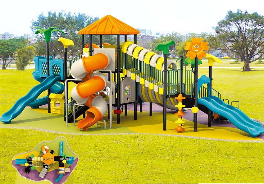 Spielplatz, Kinderpark HD-Hintergrundbild