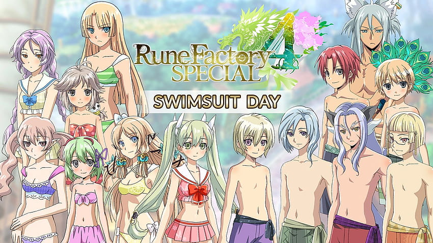 Rune Factory 4 Special Swimsuit Day DLCvideogamesblogger HD wallpaper