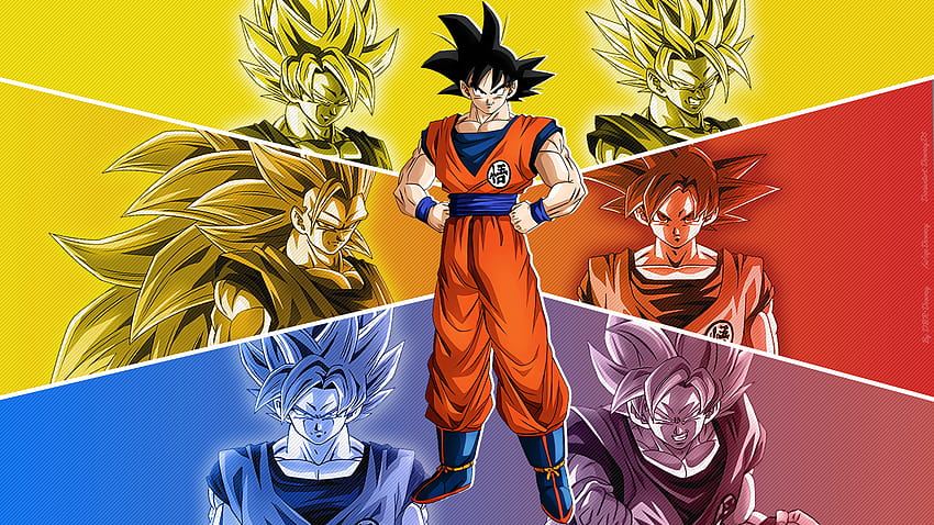 : Dragon Ball, Dragon Ball FighterZ, Dragon ball Z Dokkan Battle, Dragon Ball Z, Dragon Ball Super, Super Saiyajin Blue, Kaio ken, Super Saiyan, Super Saiyan 2, Super Saiyan 3, Super, goku ss2 HD wallpaper