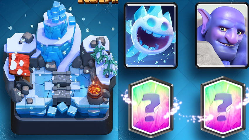 Clash Royale NEW UPDATE ☆ Ice Spirits, Bowler & Frozen Peak, clash royale ice spirit HD wallpaper
