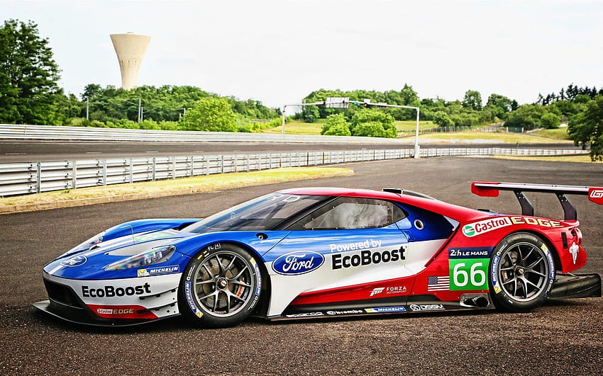 Ford GT Le Mans Race Car For & Mobile HD wallpaper