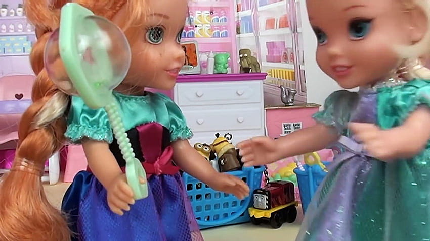 Frozen Elsa Grávida! Parte 2 Anna e Elsa Toddlers compram a nova brincadeira de Baby Annya Toys In Action – Vídeo Dailymotion papel de parede HD