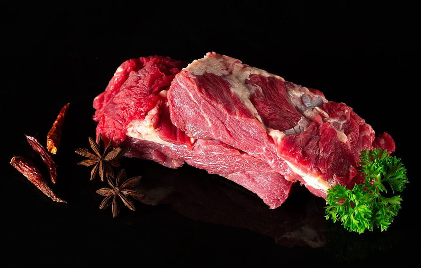 daging, bumbu, daging mentah , bagian еда Wallpaper HD