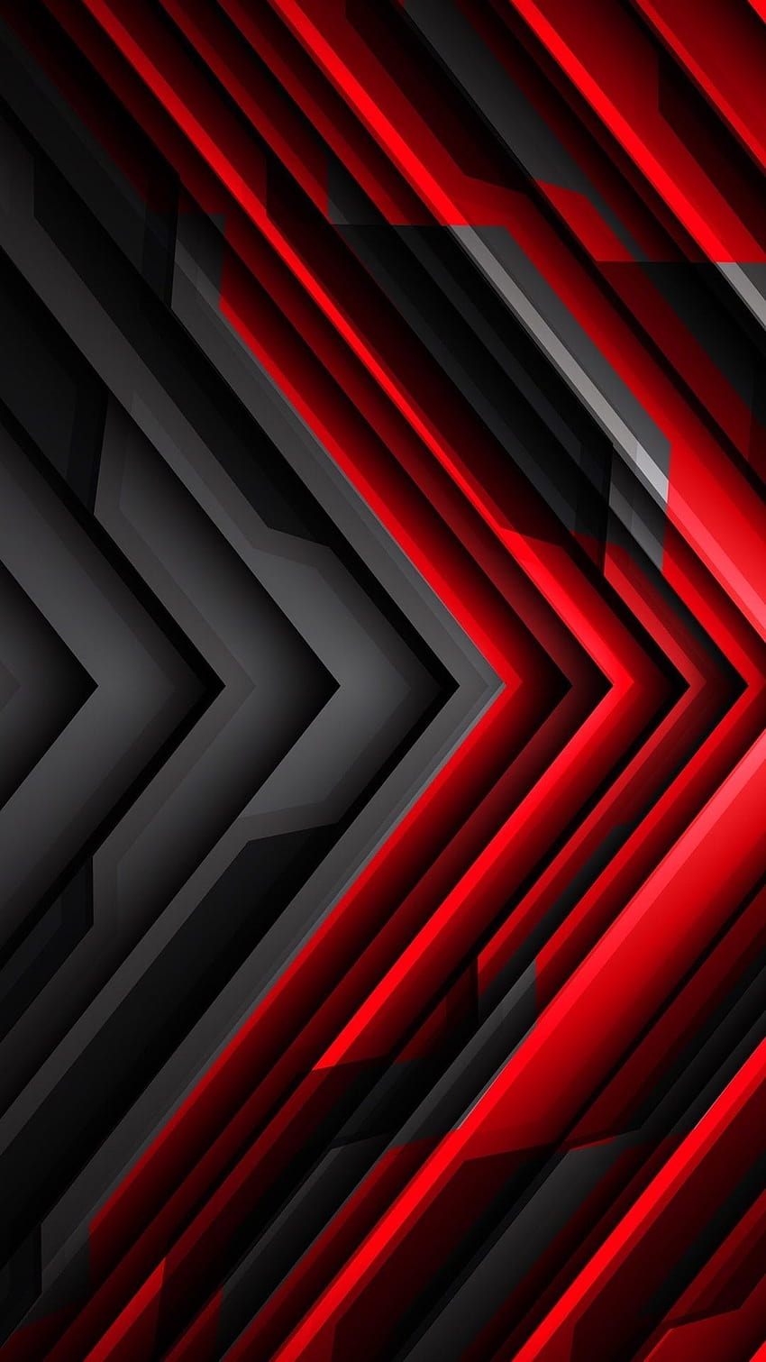 Android vermelho e cinza abstrato Papel de parede de celular HD